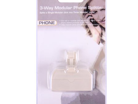 NEW WHOLESALE UNINEX PHONE 3-WAY MODULAR SPLITTER SOLD BY CASE Cheap