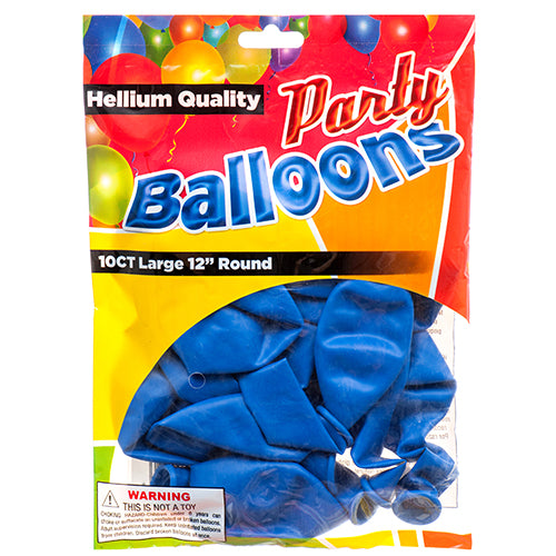 WHOLESALE BALLOON STANDARD ROYAL BLUE 12 10CT SOLD BY CASE Fashion