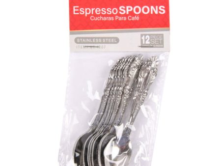 NEW WHOLESALE KOCINA ESPRESSO SPOONS STAIN STEEL 12-CT SOLD BY CASE Fashion