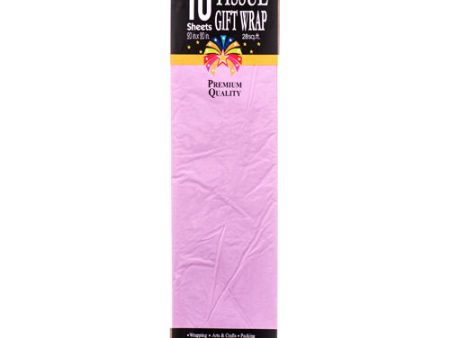 WHOLESALE TISSUE WRAP 10 CT - LAVENDER SOLD BY CASE Online Sale