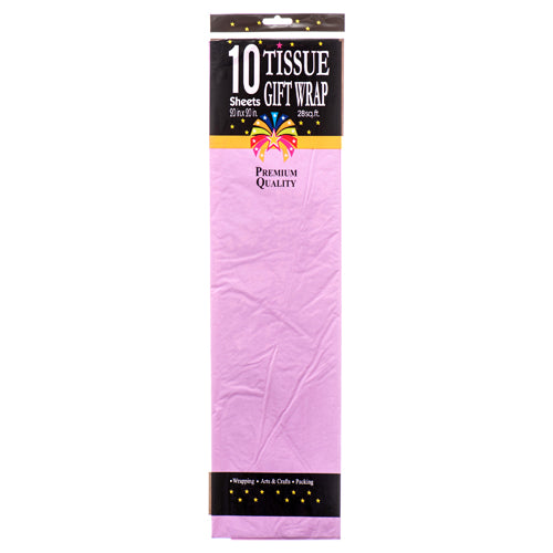 WHOLESALE TISSUE WRAP 10 CT - LAVENDER SOLD BY CASE Online Sale