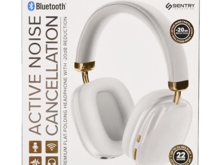 NEW WHOLESALE SENTRY WHITE BLUETOOTH NOISE CNCLTN HEADPHONE SOLD BY CASE Online