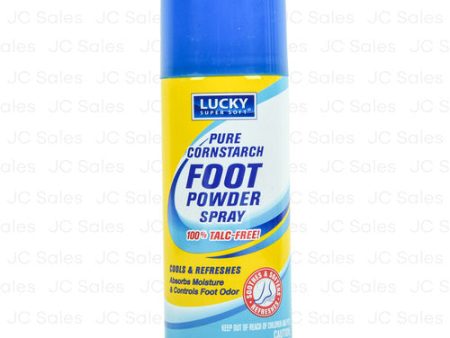 WHOLESALE LUCKY FOOT POWDER SPRAY 2 OZ SOLD BY CASE For Sale