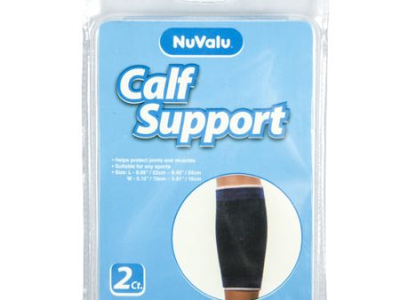 WHOLESALE NUVALU ELASTIC SUPPORT CALF 2PC W BLISTER SOLD BY CASE Online Hot Sale