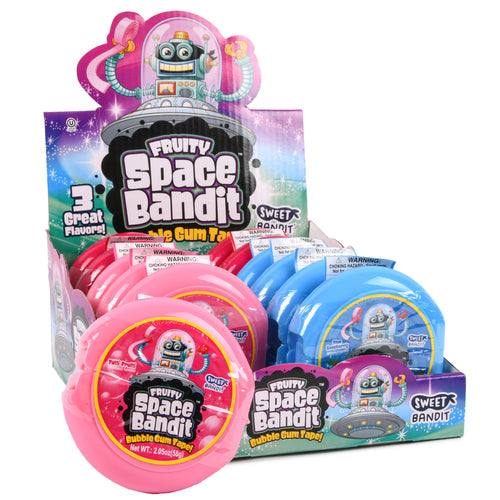 NEW WHOLESALE KIDSMANIA  GUM SPACE BANDIT 12 CT SOLD BY CASE Discount