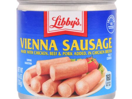 NEW WHOLESALE LIBBY S VIENNA SAUSAGE 4.6-OZ SOLD BY CASE Online Sale