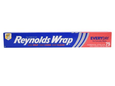 NEW WHOLESALE REYNOLDS FOIL WRAP 75 SQFT SOLD BY CASE Cheap