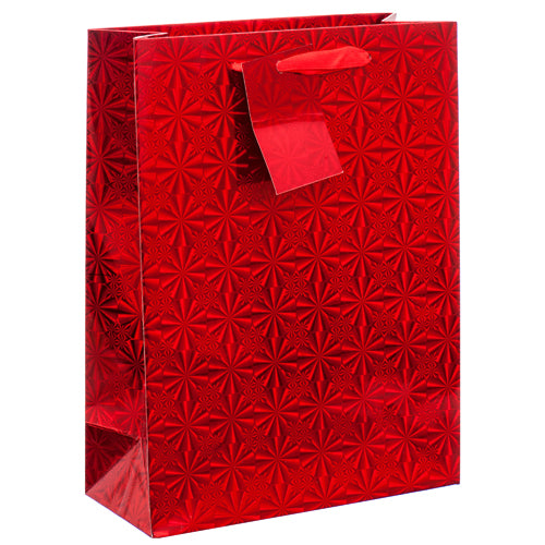 WHOLESALE PREMIUM GIFT BAG HOLOGRAM SMALL ASST COLOR SOLD BY CASE Online now