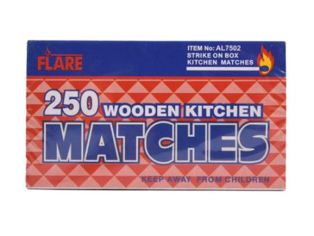 NEW WHOLESALE EZ FLAMES WOODEN MATCHES 250CT. 2 PK. SOLD BY CASE Online