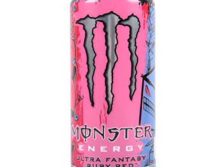 WHOLESALE MONSTER ULTRA FANTASY RUBY RED ENERGY DRINK 16 OZ SOLD BY CASE Sale