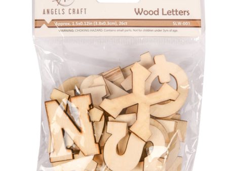 NEW WHOLESALE ANGELS CRAFT WOODEN ALPHABET SOLD BY CASE Online