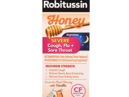 NEW WHOLESALE ROBITUSSIN NIGHTTIME SEVERE 4 OZ SOLD BY CASE For Discount