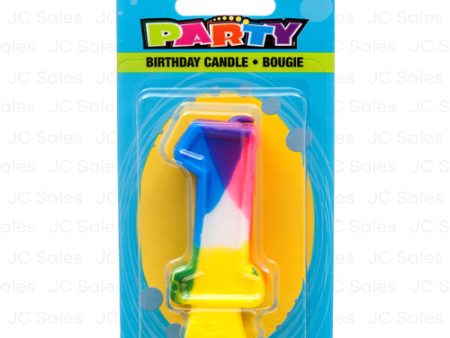 WHOLESALE UNIQUE #350-1 NUMERIC CANDLE 1 SOLD BY CASE on Sale