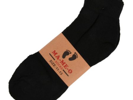 NEW WHOLESALE MENS ANKLE SOCKS BLACK SIZE 11-13 SOLD BY CASE Online now