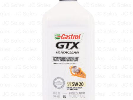 WHOLESALE CASTROL GTX ULTRACLEAN 5W20 1QT SOLD BY CASE Sale