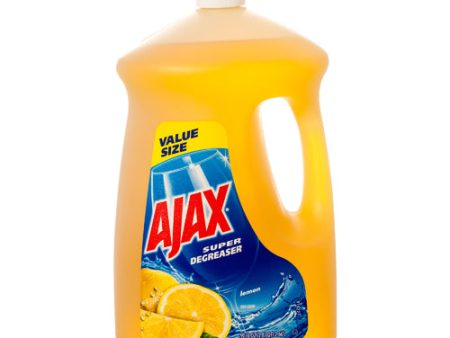 WHOLESALE AJAX DISH LIQUID LEMON SCENT 90 OZ SOLD BY CASE For Sale